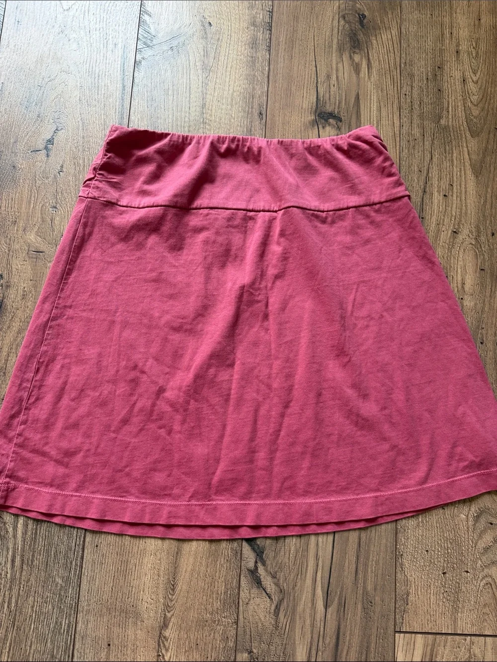 Organic cotton Old Ranch Brands Knit Pull-On Skirt - Rose Pink Raspberry Size M - Picture 5 of 5